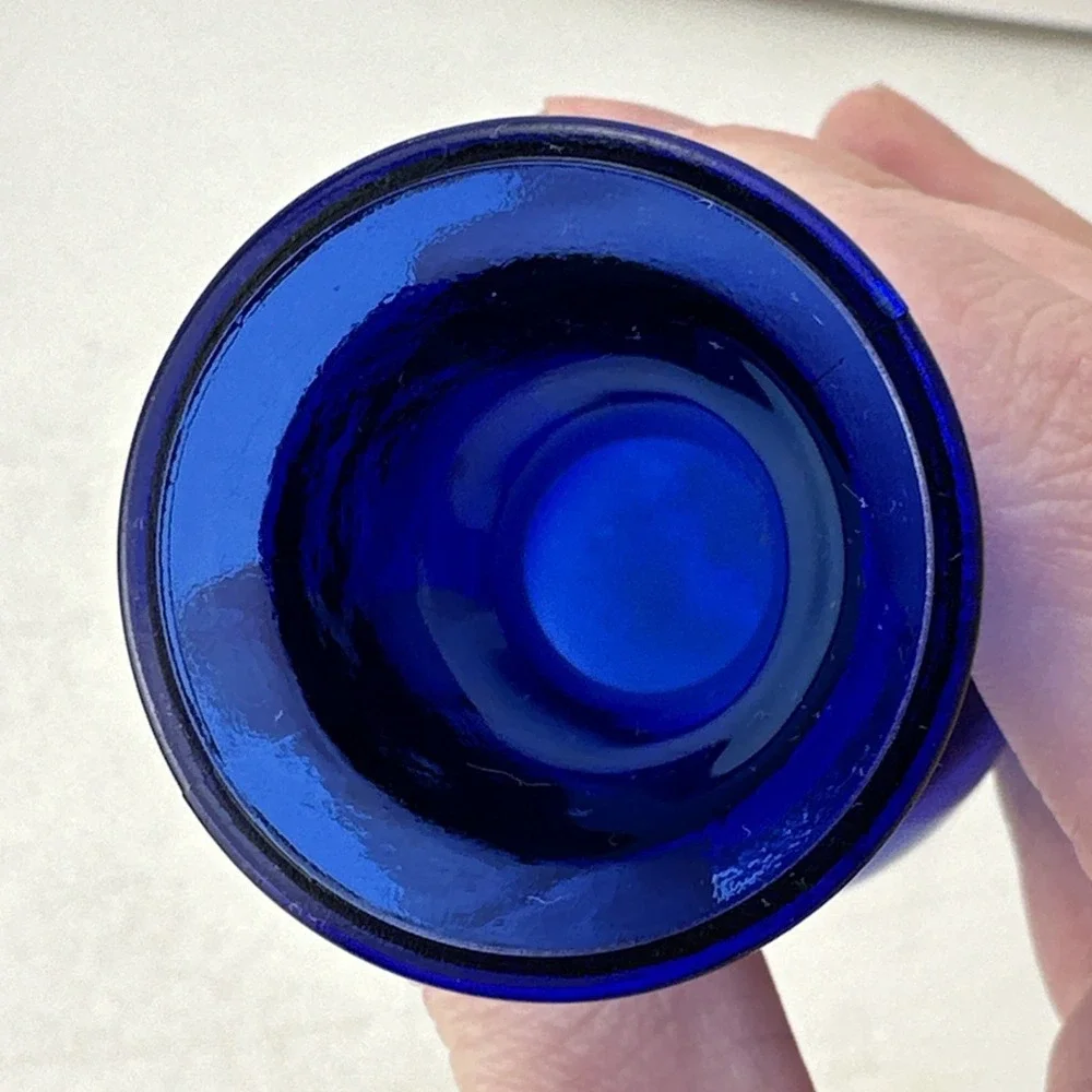 Vintage Cobalt Blue Bud Vase 4.5